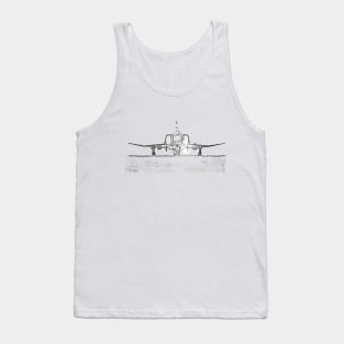 Fighter Jet Sunset 2 Tank Top